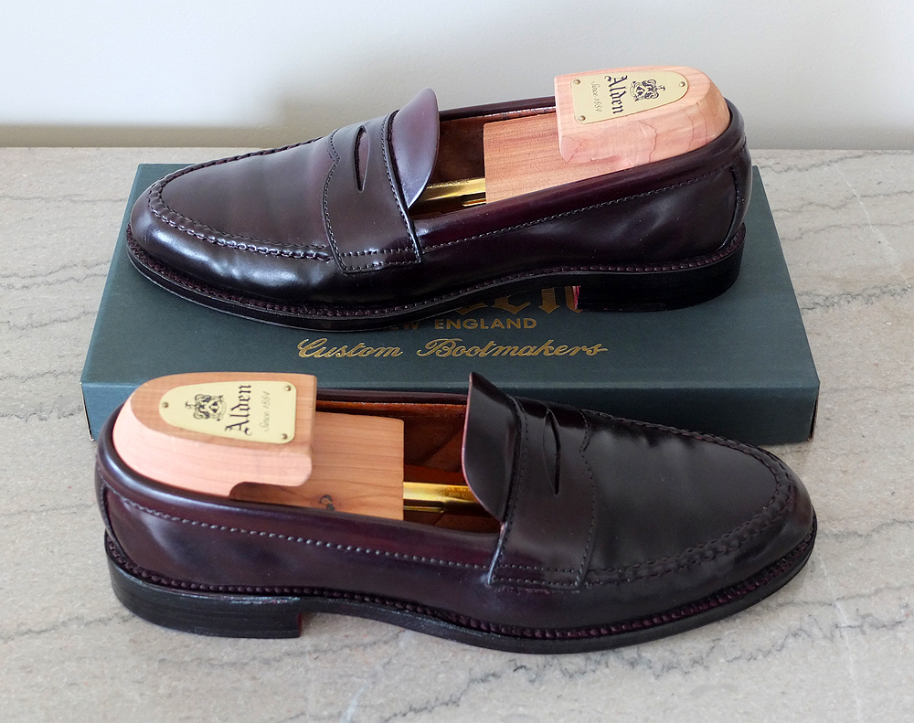 brooks brothers shell cordovan
