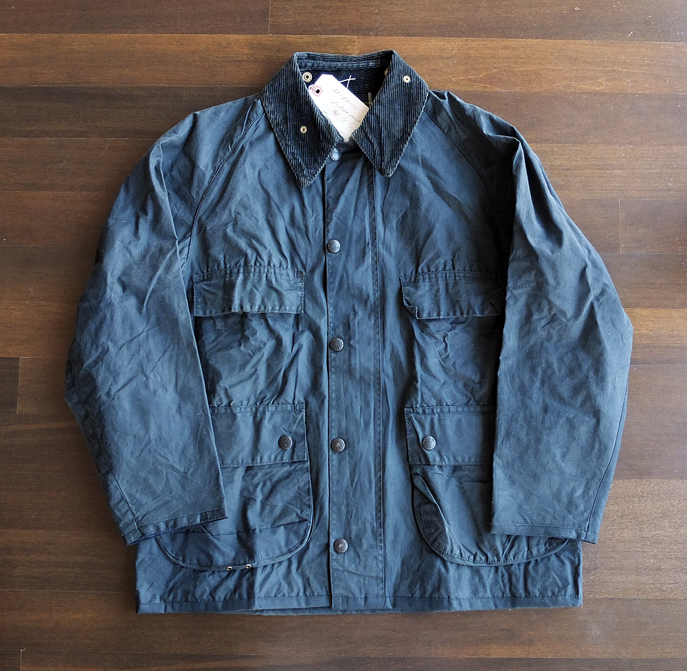 Reproofed Barbour: Black & Blue (The Results) | Red Clay Soul