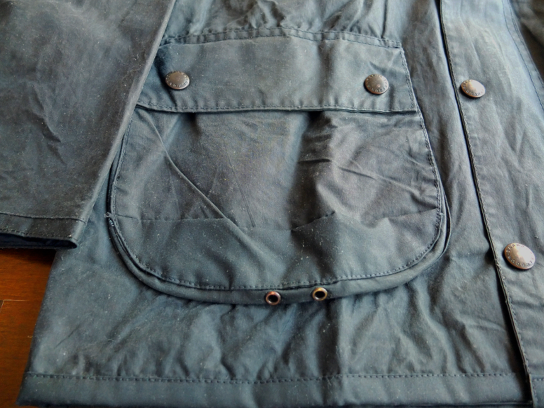 Reproofed Barbour: Black & Blue (The Results) » Red Clay Soul