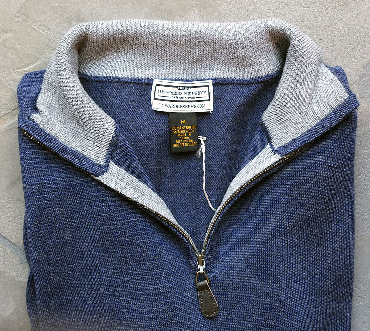 Holiday Giveaway: Onward Reserve Private Label Quarter Zip Sweater ...