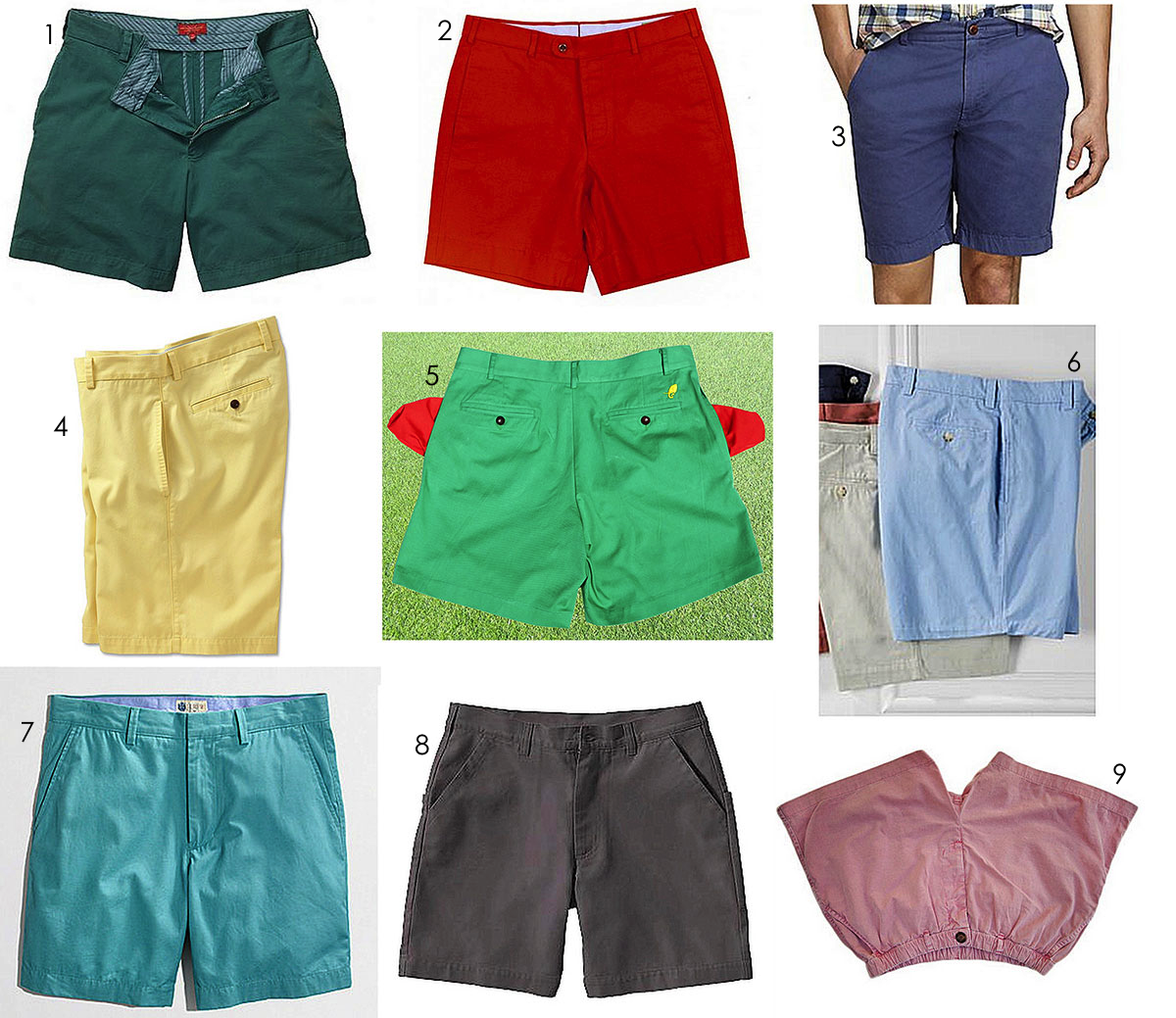 khaki short pants