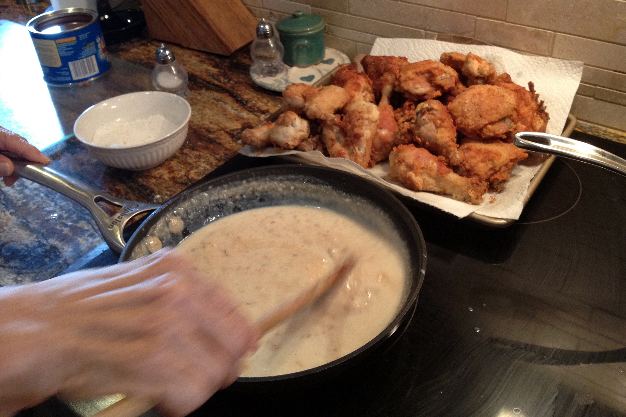 Grandmother’s Pan Fried Chicken Red Clay Soul