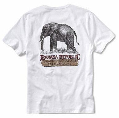 Vintage Banana Republic Wildlife Engraving T-Shirts | Red Clay Soul