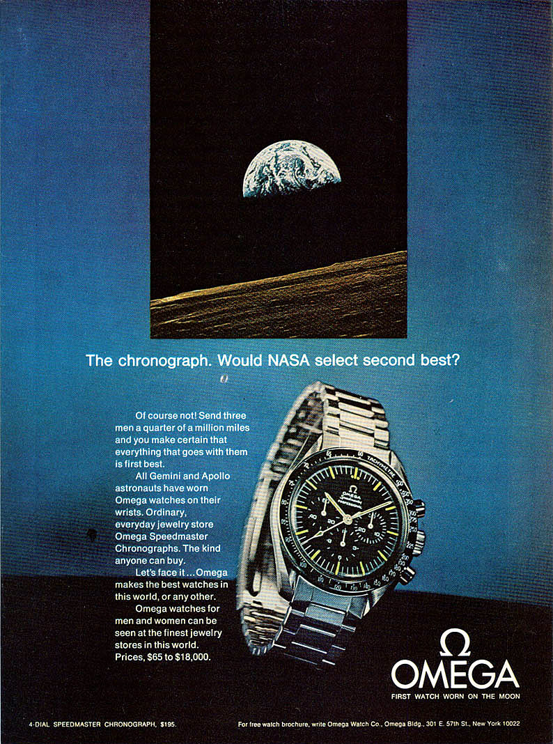 VINTAGE OMEGA SPEEDMASTER ADS Red Clay Soul