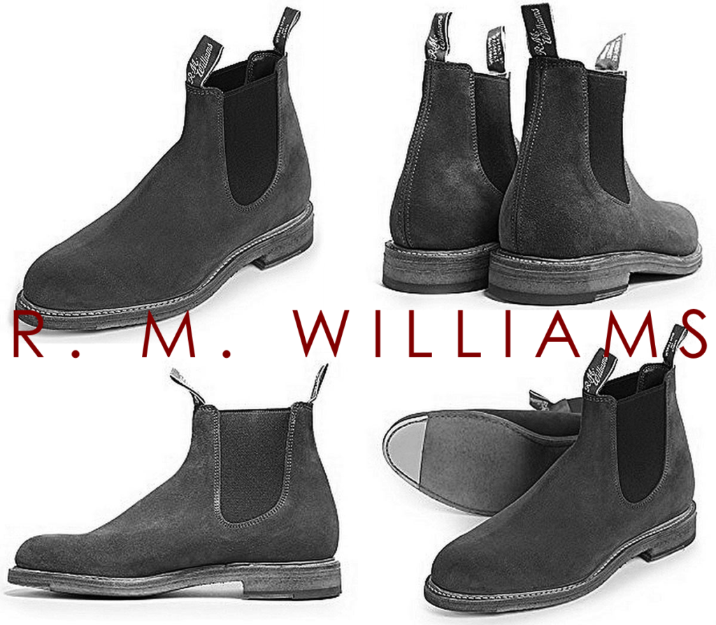Lust: R.M. Williams Gilchrist Suede Chelsea Boots