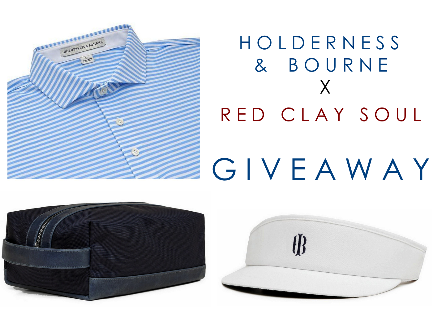 Holderness & Bourne Golf Giveaway Red Clay Soul