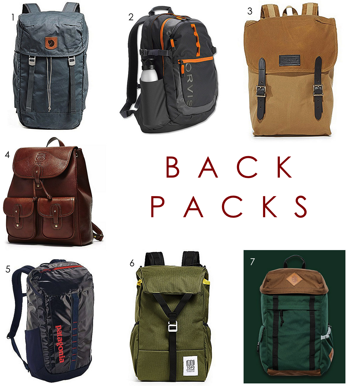 Packs for Backs Red Clay Soul