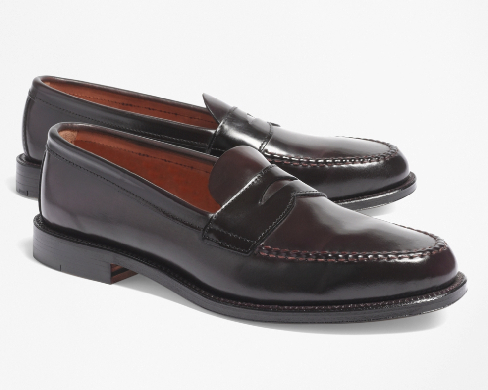 brooks brothers cordovan loafer