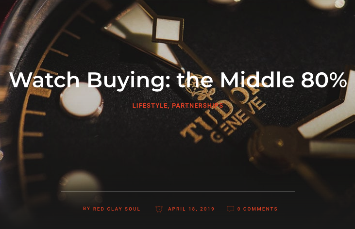 Watch Buying: The Middle 80%