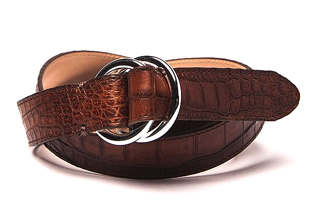 Harrison O-Ring Belt by Martin Dingman — Dark Brown