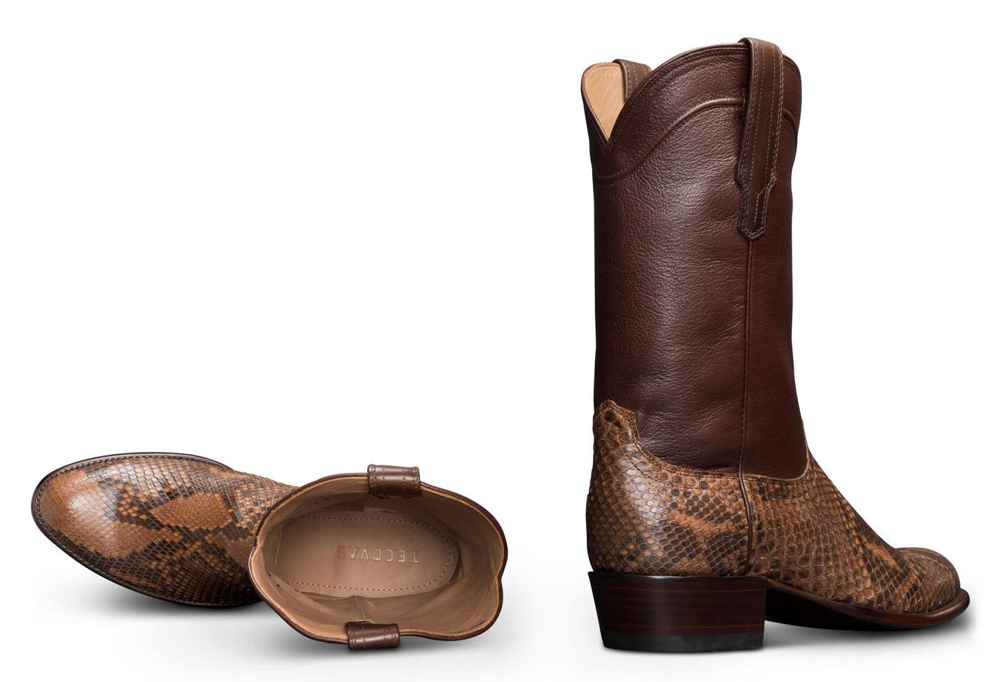 tecova snakeskin boots