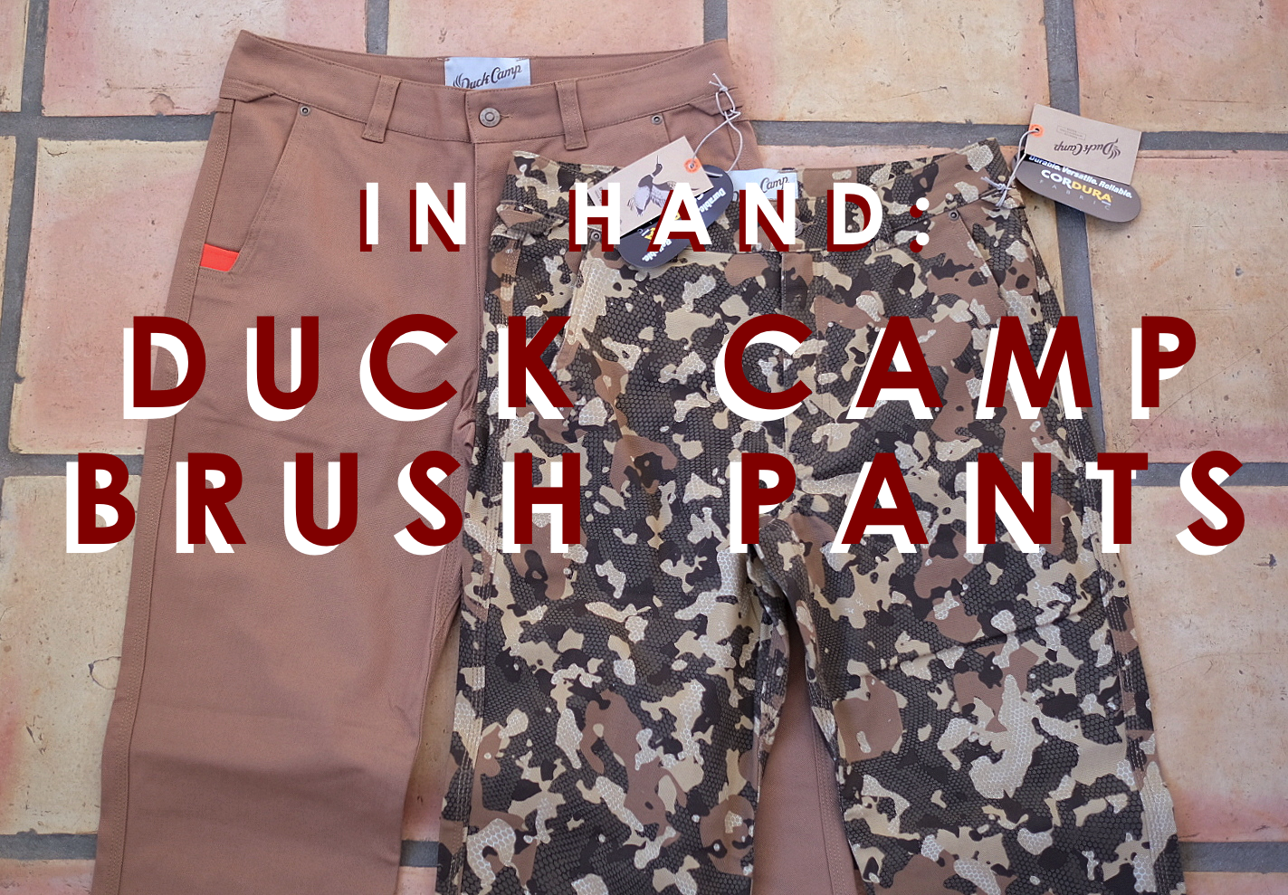 Camo hot sale brush pants