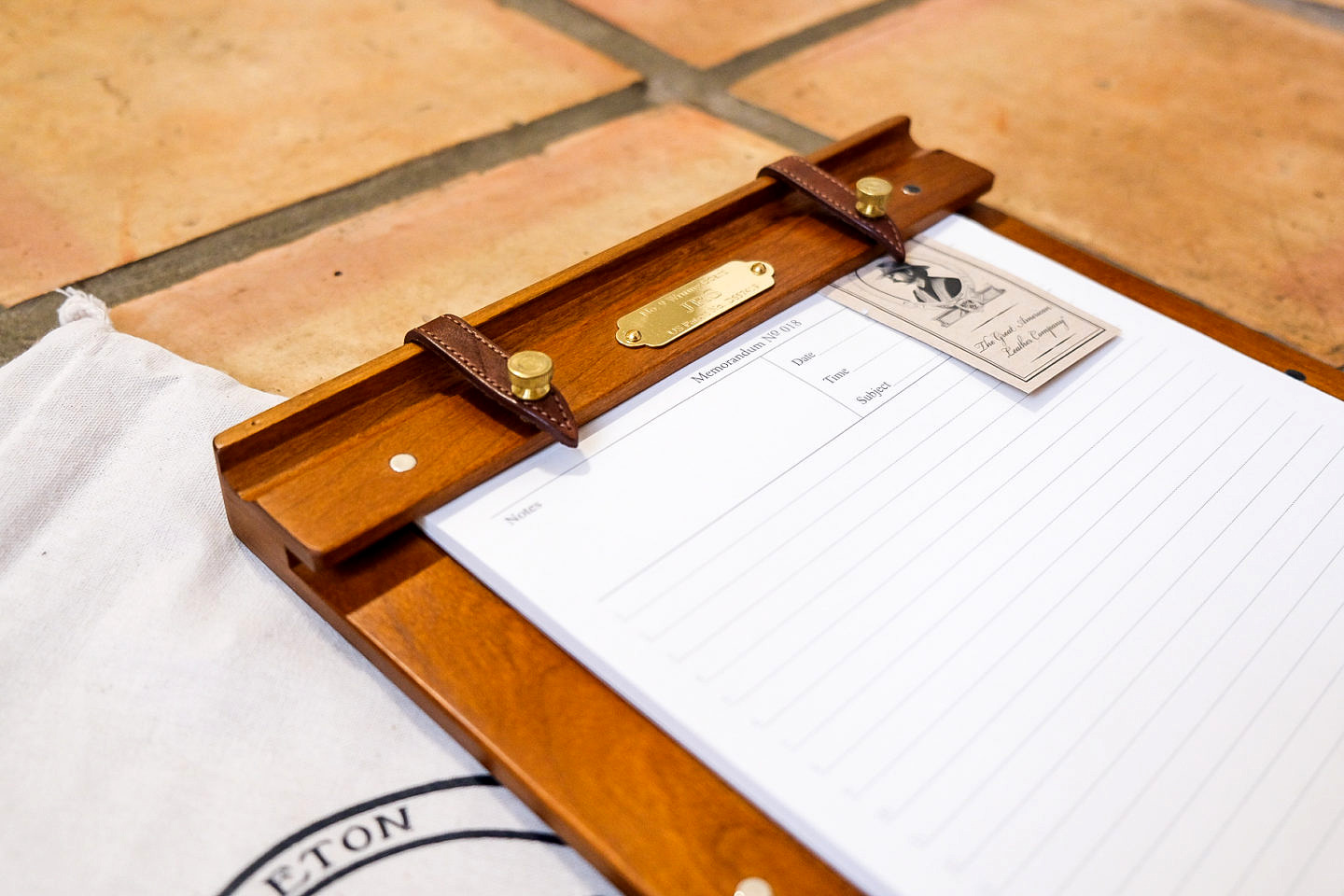 Lap Desk, No. 10 Writing Board, Best American Wood & Leather | Col.  Littleton