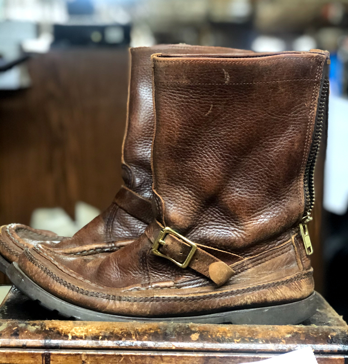 russell moccasin zephyr boots
