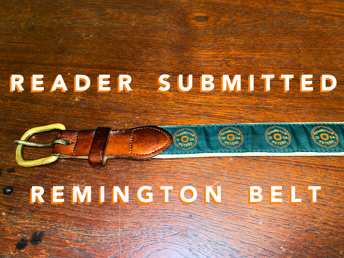 Reader Submitted The Remington Leatherman LTD Belt Red Clay Soul