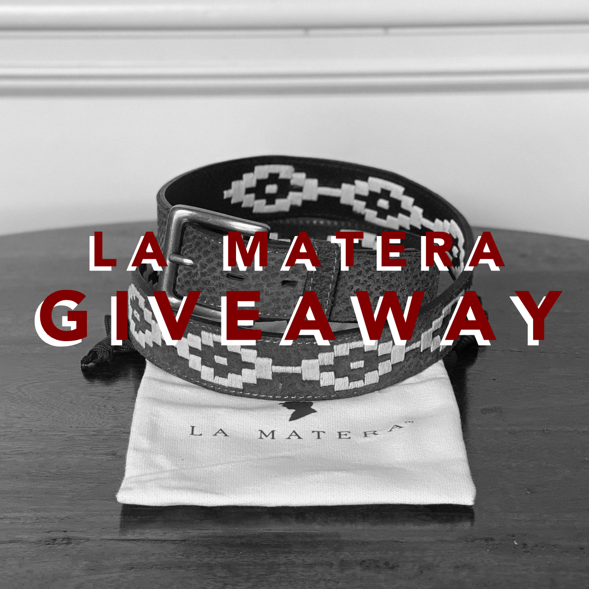 Giveaway: The La Matera Prince Harry Polo Belt