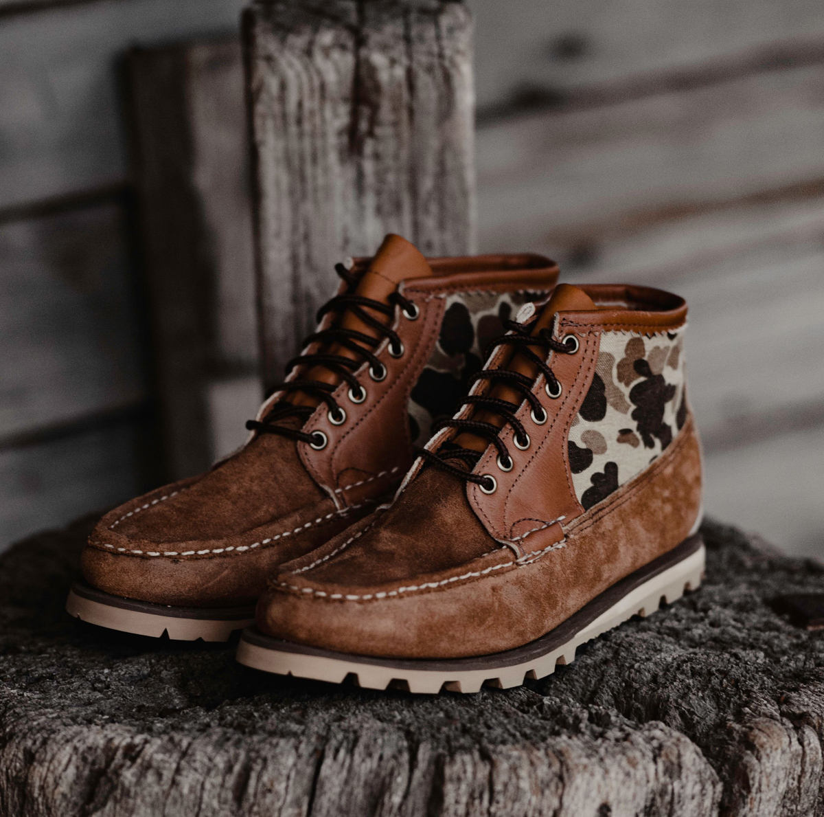 LIMITED: Trail Boots from Ball and Buck X Russell Moccasin | Red