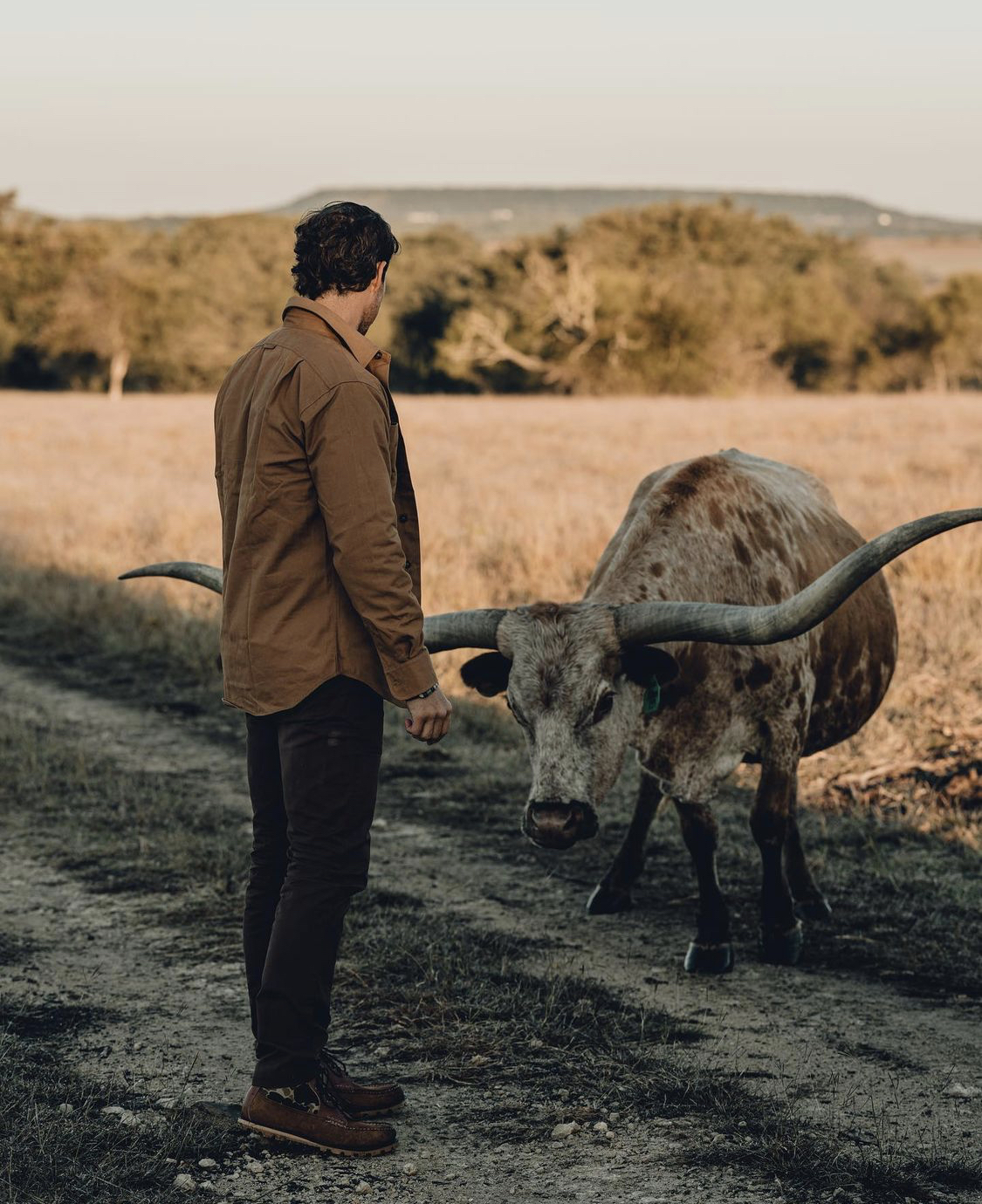 Ball and Buck Mariners Overshirt in Ground Nutmeg