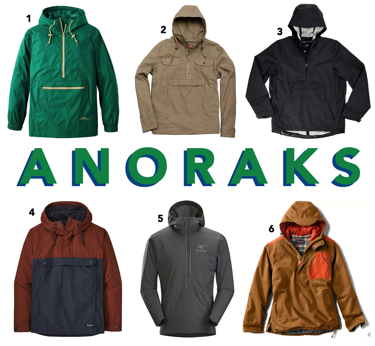 What is a hot sale anorak jacket