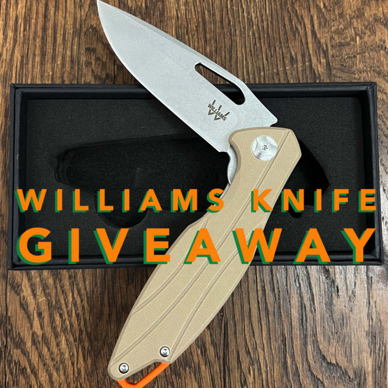 Williams Knife X RCS Knife Giveaway Red Clay Soul