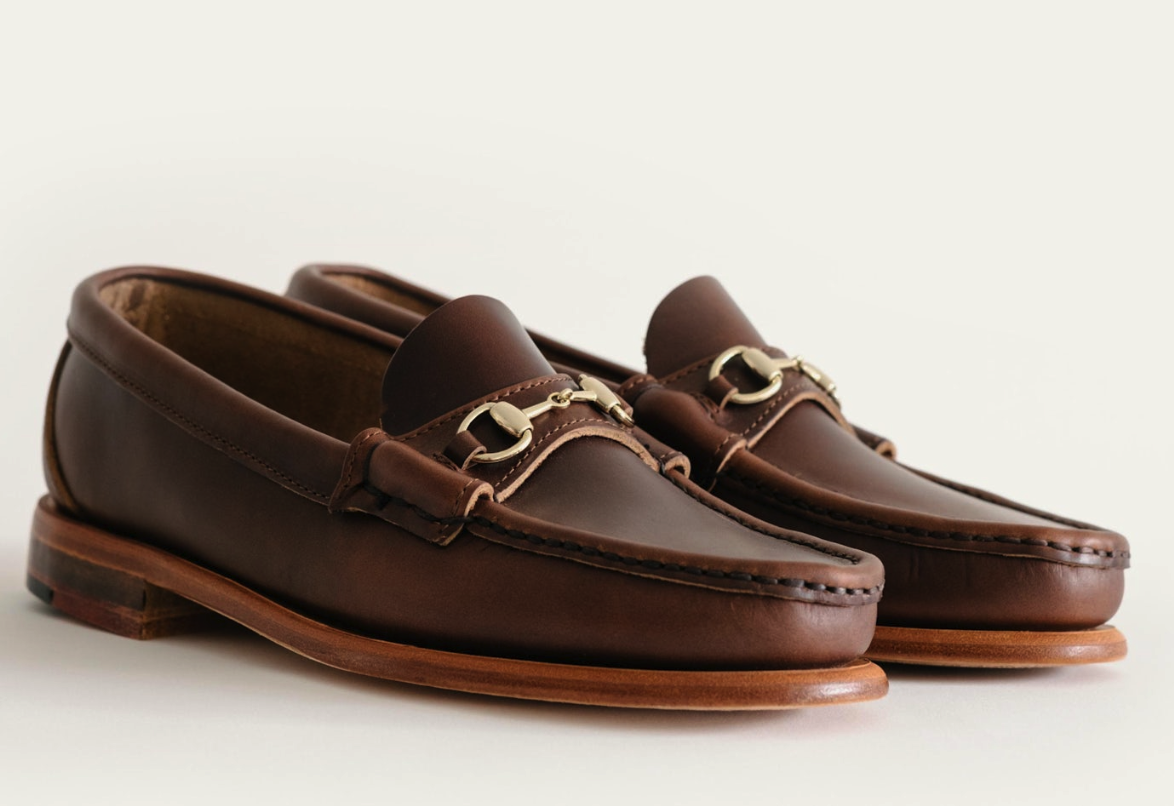 BACK IN STOCK: OSBM Brown Bit Loafers