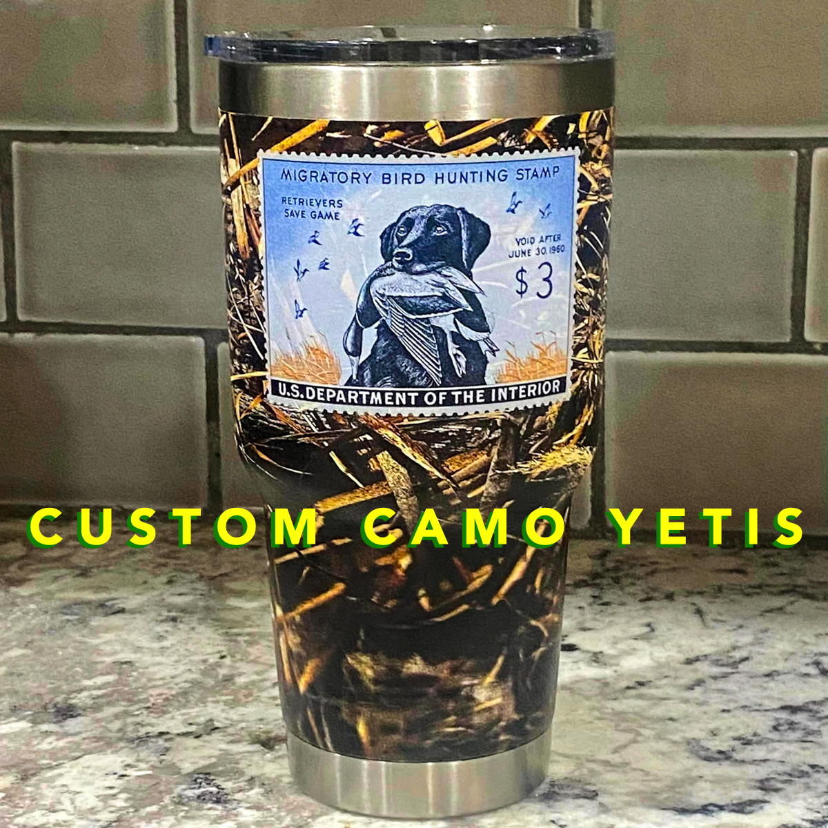 Attention: Custom Camo Yeti w/ Duck Stamp