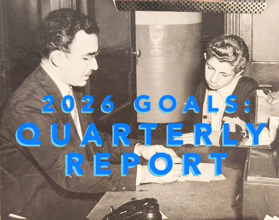 2026 Goals: Quarterly Report (Q1)